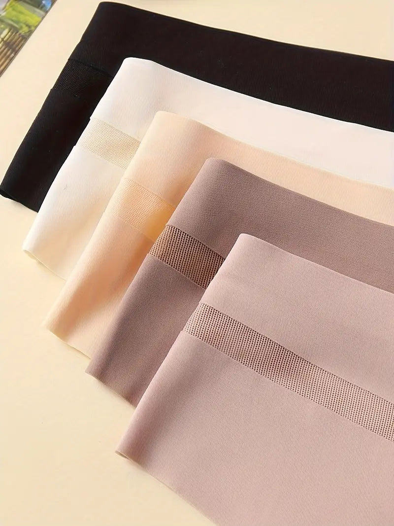 Seamless Ice Silk Thong – Mid-Rise, Sexy & Minimalist