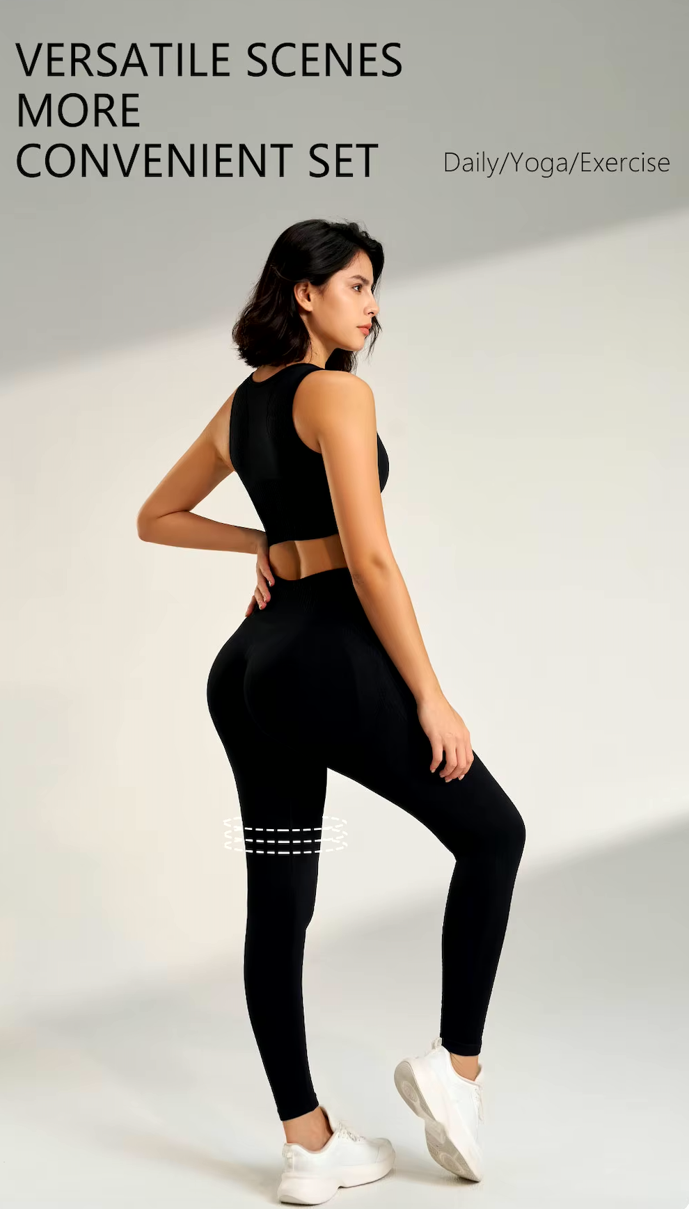 Two pieces Set - High Rise Seamless Lifting