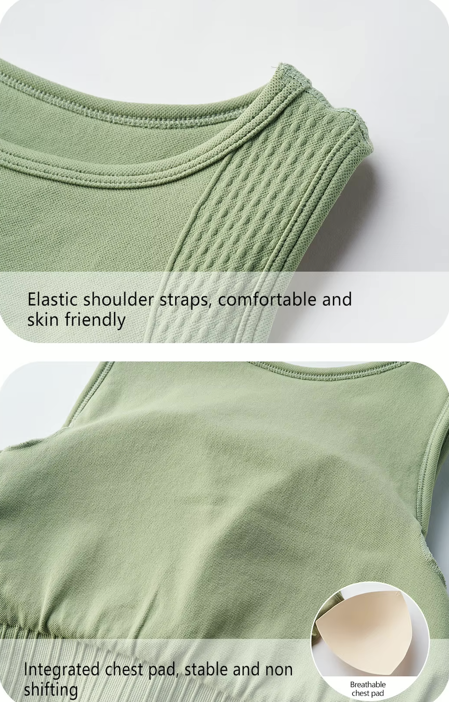 Two pieces Set - High Rise Seamless Lifting