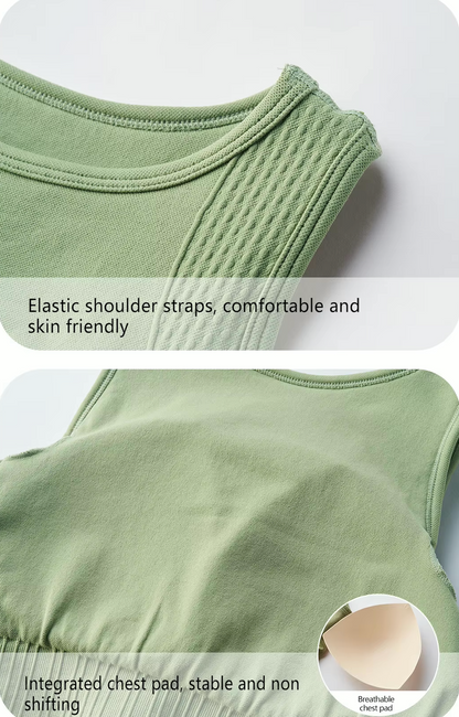 Two pieces Set - High Rise Seamless Lifting