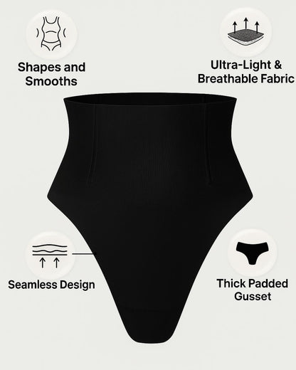 Tummy Control Camel Toe Proof Thong